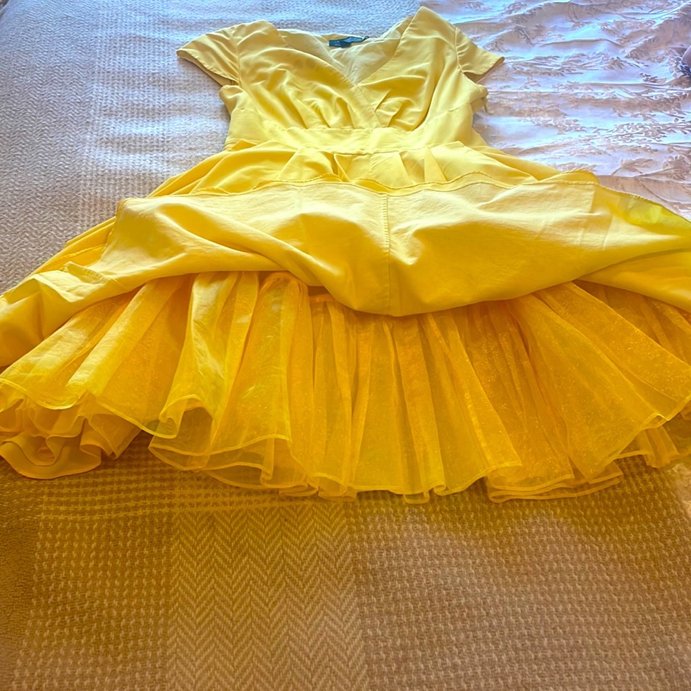 Gorgeous Ted Baker party dress. Short sleeves, sweet v-neck & beautiful tulle